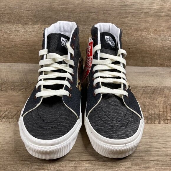 VANS Sk8 Hi Subtle Safari Asphalt Skate Shoes Sneakers Mens 5.5 Womens 7 NEW - Picture 3 of 10